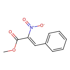 methyl (2E)-2-nitro-3-phenylprop-2-enoate structure