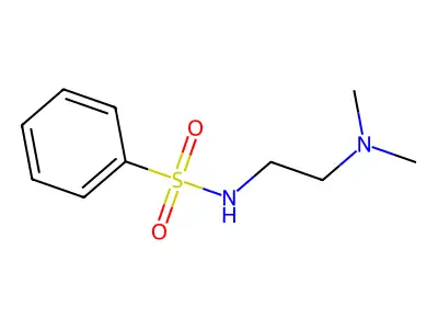 N-[2-(dimethylamino)ethyl]benzenesulfonamide structure