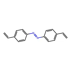 Bis(4-ethenylphenyl)diazene structure