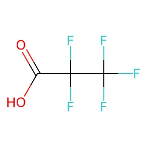 五氟丙酸 structure