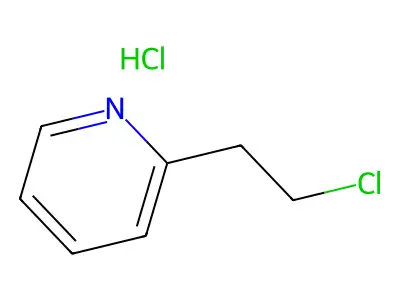 Pyridine, 2-(2-chloroethyl)-, hydrochloride structure