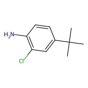 2-Chloro-4-(1,1-dimethylethyl)benzenamine structure