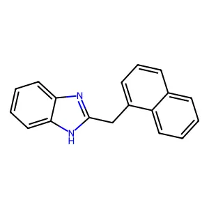 2-(1-Naphthylmethyl)benzimidazole structure