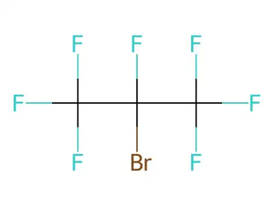 2-Bromo-1,1,1,2,3,3,3-heptafluoropropane structure