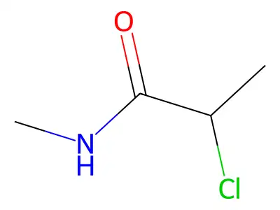 2-Chloro-2-methylpropanamide structure