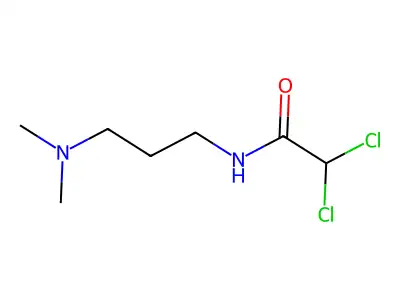 2,2-dichloro-N-[3-(dimethylamino)propyl]acetamide structure