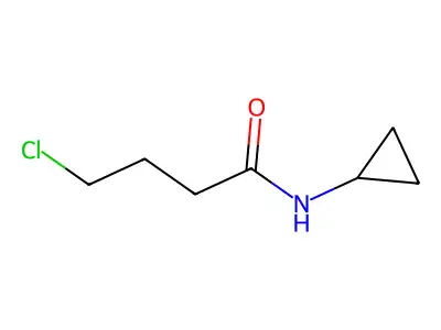 4-chloro-N-cyclopropylbutanamide structure