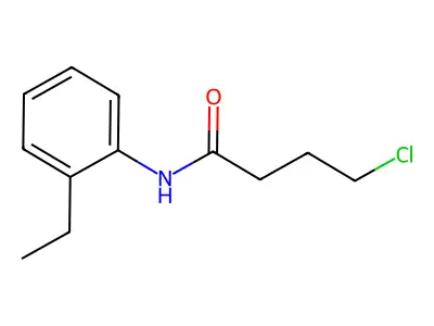 4-chloro-N-(2-ethylphenyl)butanamide structure