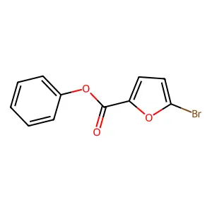 Phenyl 5-bromofuran-2-carboxylate structure