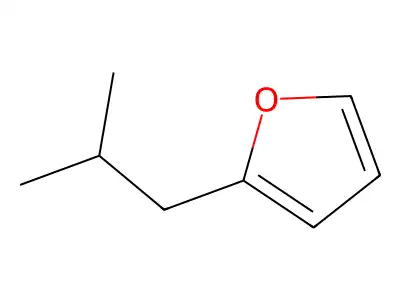 2-(2-Methylpropyl)furan structure