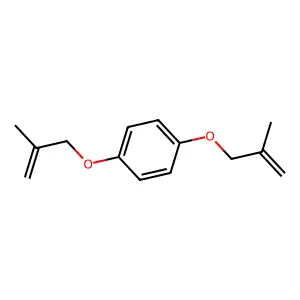 1,4-Bis(2-methylprop-2-enoxy)benzene structure