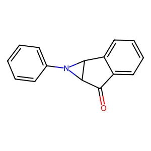 Indeno(1,2-b)azirin-6(1H)-one, 1a,6a-dihydro-1-phenyl- structure