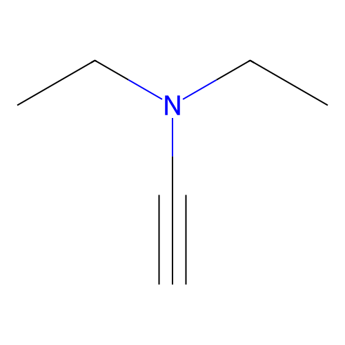 N,N-Diethylethynamine structure
