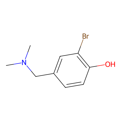 2-Bromo-4-[(dimethylamino)methyl]phenol structure