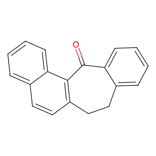 7,8-dihydro-13H-benzo[5,6]cyclohepta[1,2-a]naphthalen-13-one structure