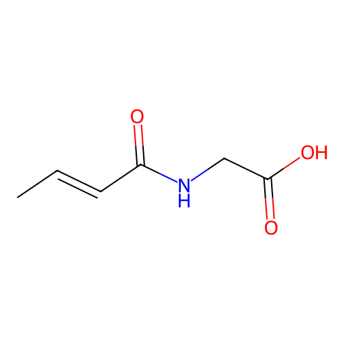N-crotonylglycine structure