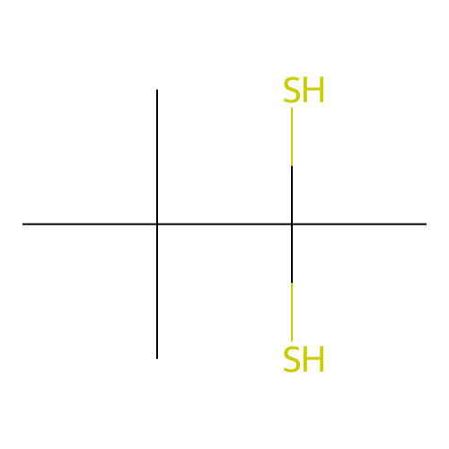 3,3-二甲基丁烷-2,2-二硫醇 structure