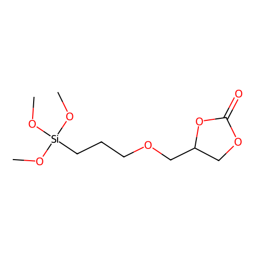 4-((3-(Trimethoxysilyl)propoxy)methyl)-1,3-dioxolan-2-one structure