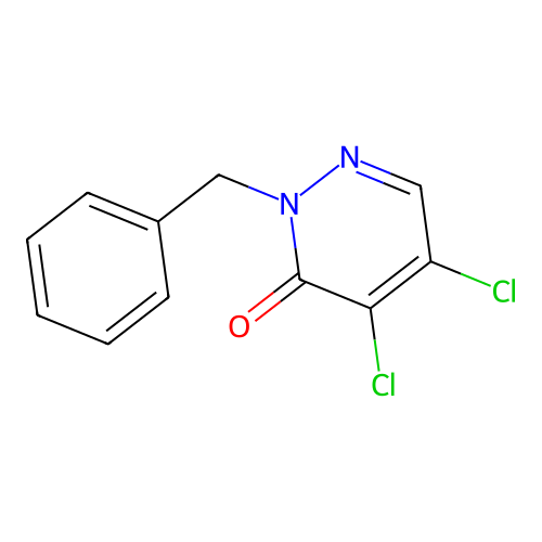 2-Benzyl-4,5-dichloro-2,3-dihydropyridazin-3-one structure