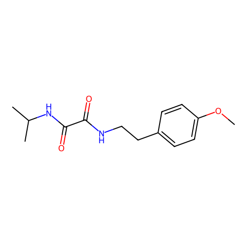 N-[2-(4-methoxyphenyl)ethyl]-N'-(propan-2-yl)ethanediamide structure