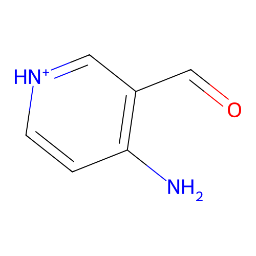 4-Aminopyridin-1-ium-3-carbaldehyde structure
