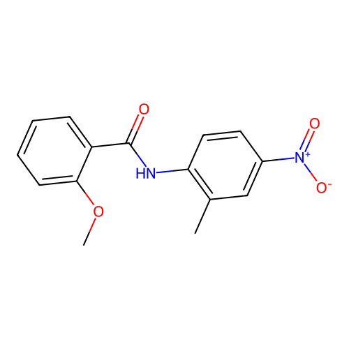 2-methoxy-N-(2-methyl-4-nitrophenyl)benzamide structure