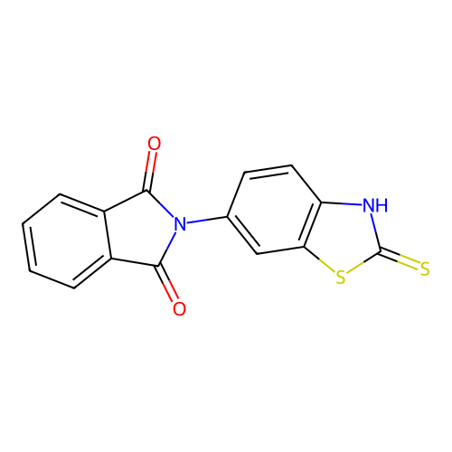 2-(2-Thioxo-2,3-dihydro-1,3-benzothiazol-6-YL)-1H-isoindole-1,3(2H)-dione structure