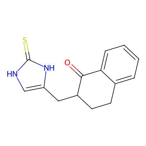 2-[(2-Thioxo-2,3-dihydro-1H-imidazol-4-yl)methyl]-3,4-dihydro-2H-naphthalen-1-one structure