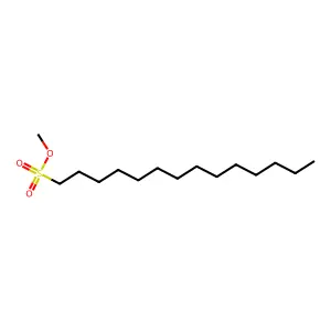 Methyl tetradecanesulfonate structure