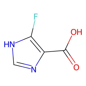 4-fluoro-1H-imidazole-5-carboxylic acid structure