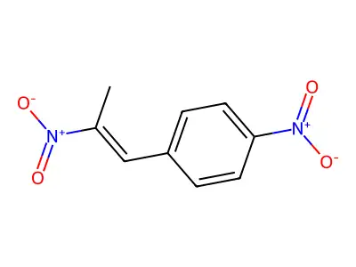 1-Nitro-4-(2-nitroprop-1-en-1-yl)benzene structure