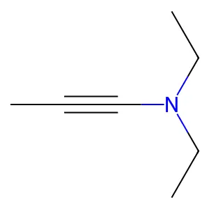 N,N-Diethyl-1-propyn-1-amine structure