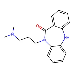 11H-Dibenzo(b,e)(1,4)diazepin-11-one, 5,10-dihydro-10-(3-(dimethylamino)propyl)- structure