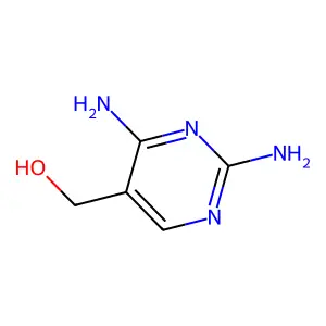 2,4-Diamino-5-pyrimidinemethanol structure