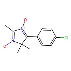 5-(4-chlorophenyl)-2,4,4-trimethyl-4H-imidazole 1,3-dioxide structure