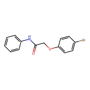 2-(4-bromophenoxy)-N-phenylacetamide structure