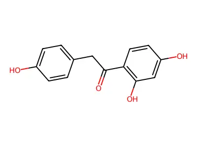 2,4,4'-Trihydroxydeoxybenzoin structure