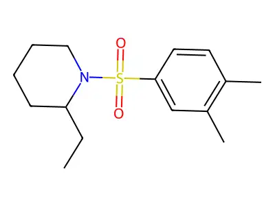 1-(3,4-Dimethylphenyl)sulfonyl-2-ethylpiperidine structure