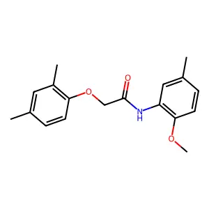 2-(2,4-dimethylphenoxy)-N-(2-methoxy-5-methylphenyl)acetamide structure