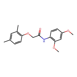 N-(2,4-Dimethoxyphenyl)-2-(2,4-dimethylphenoxy)acetamide structure