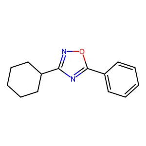 3-Cyclohexyl-5-phenyl-1,2,4-oxadiazole structure