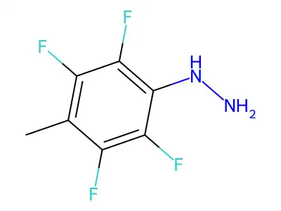 (4-Methyl-2,3,5,6-tetrafluorophenyl)hydrazine structure