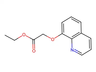 Ethyl 2-(quinolin-8-yloxy)acetate structure