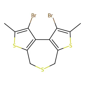1,9-Dibromo-2,8-dimethyl-4,6-dihydrodithieno[2,3-c:3,2-e]thiepine structure