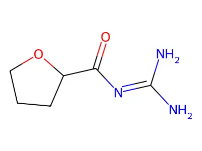 N-Carbamimidoyloxolane-2-carboximidic acid structure