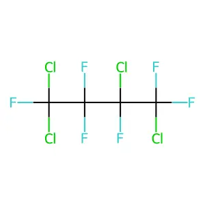 Hexafluoro-1,1,3,4-tetrachlorobutane structure
