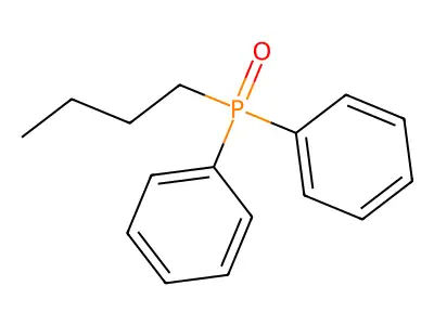Phosphine oxide, butyldiphenyl- structure