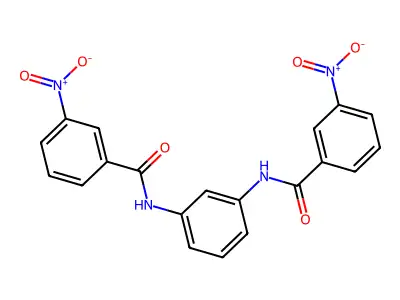 3-Nitro-N-(3-((3-nitrobenzoyl)amino)phenyl)benzamide structure