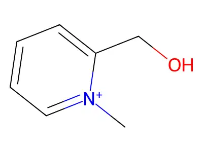 (1-Methylpyridin-1-ium-2-yl)methanol structure