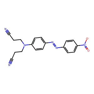 3,3'-[[4-[2-(4-Nitrophenyl)diazenyl]phenyl]imino]bis[propanenitrile] structure